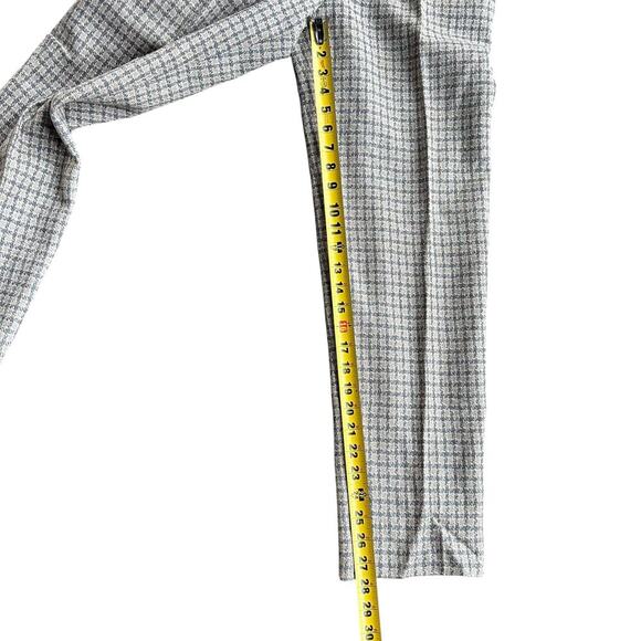 Vintage JH Collectibles Women's 100% Wool Trousers Plaid Beige Sz 6 Made in USA - Picture 6 of 11